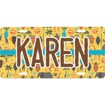 African Safari Front License Plate (Personalized)