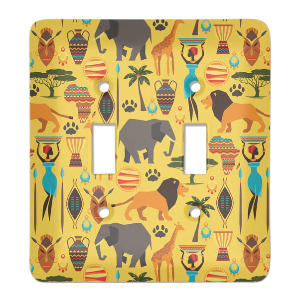 Custom African Safari Light Switch Cover (2 Toggle Plate)