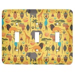 African Safari Light Switch Cover (3 Toggle Plate)