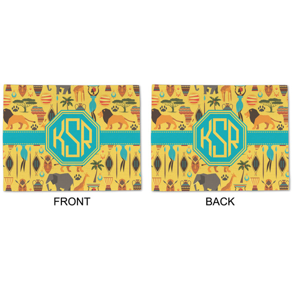 African Safari Linen Placemat - APPROVAL (double sided)