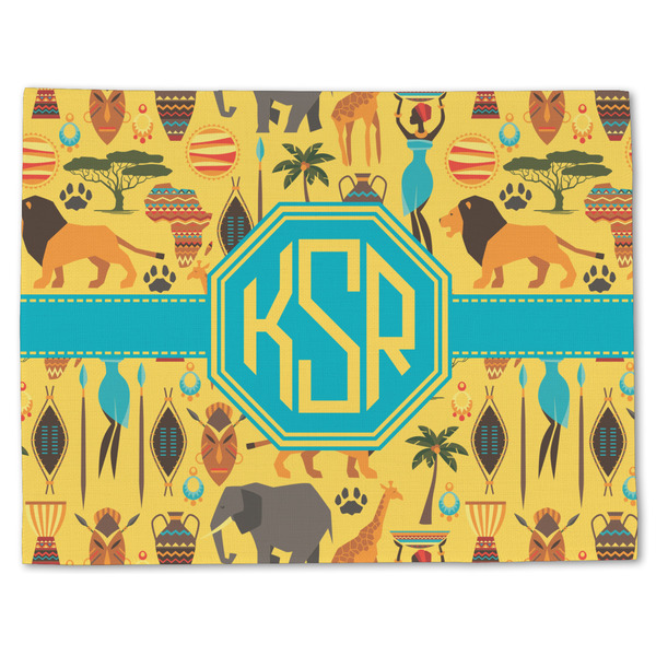 African Safari Linen Placemat - Front