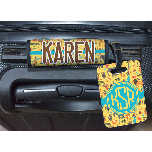 African Safari Luggage Wrap & Tag