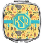 African Safari Compact Makeup Mirror (Personalized)