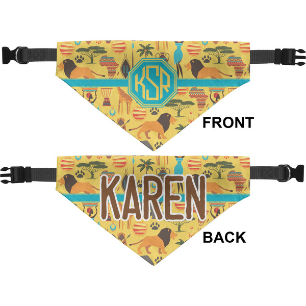 African Safari Medium Dog Bandana Approval