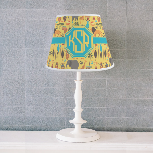 African Safari Poly Film Empire Lampshade - Lifestyle