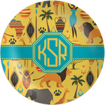 African Safari Melamine Plate (Personalized)