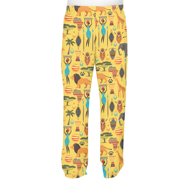 African Safari Men's Pjs Back - on model