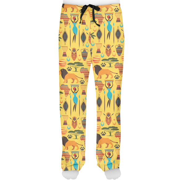 African Safari Men's Pjs Front - on model
