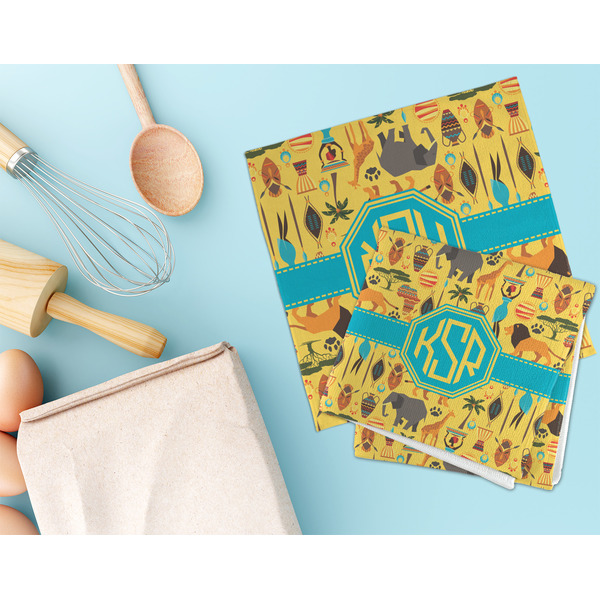 African Safari Microfiber Dish Rag - LIFESTYLE