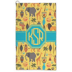 African Safari Microfiber Golf Towel (Personalized)