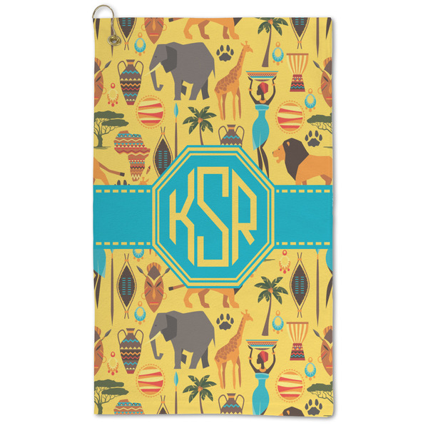 Custom African Safari Microfiber Golf Towel (Personalized)