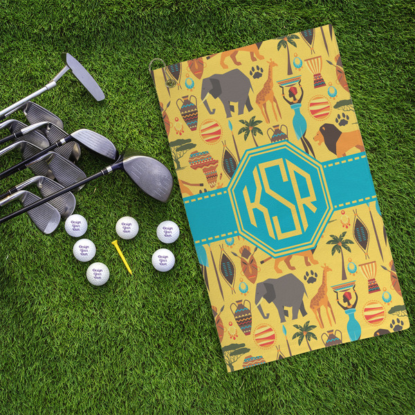 African Safari Microfiber Golf Towels - LIFESTYLE