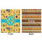 African Safari Minky Blanket - 50"x60" - Double Sided - Front & Back