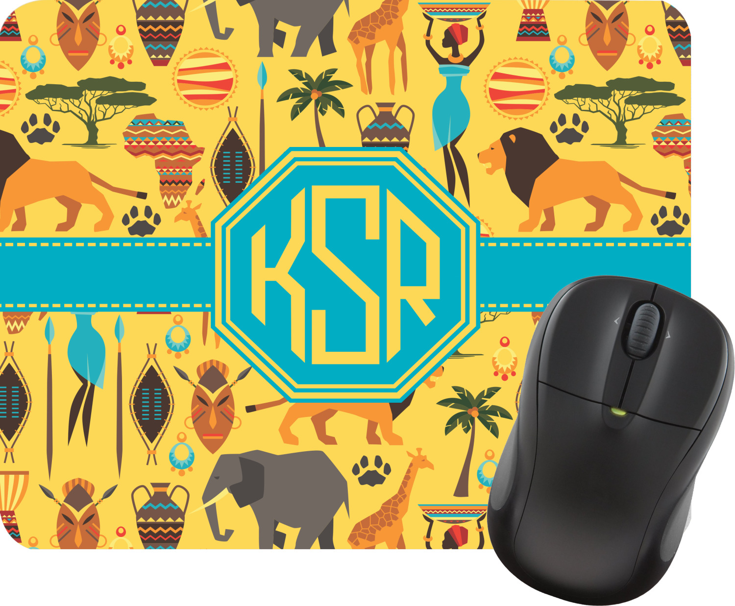 African Safari Mouse Pad (Personalized) YouCustomizeIt