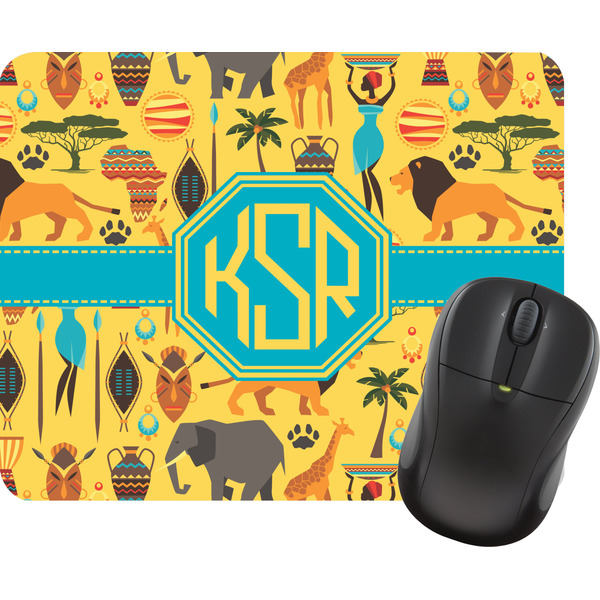 Custom African Safari Rectangular Mouse Pad (Personalized)