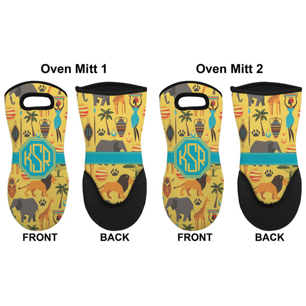 African Safari Neoprene Oven Mitt - Set of 2 - Approval