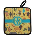 African Safari Pot Holder w/ Monogram