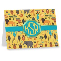 African Safari Note cards (Personalized)