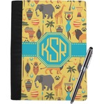 African Safari Notebook Padfolio - Large w/ Monogram