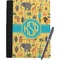 African Safari Notebook Padfolio - Large w/ Monogram