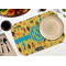 African Safari Octagon Placemat - Single front (LIFESTYLE) Flatlay