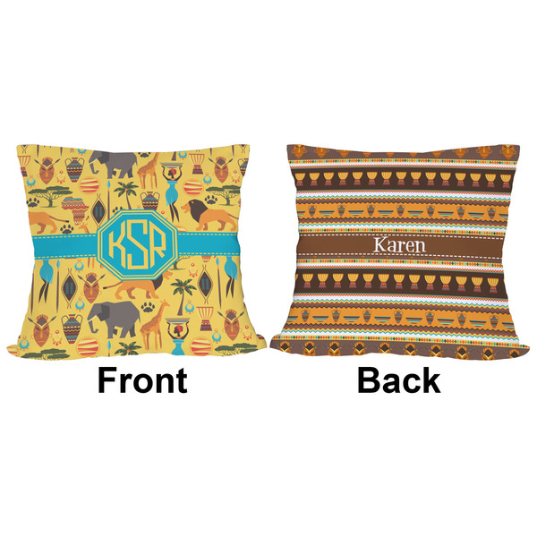 African Safari Outdoor Pillow - 16x16