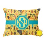 African Safari Outdoor Throw Pillow (Rectangular) (Personalized)