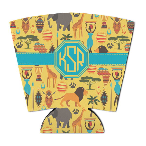 Custom African Safari Party Cup Sleeve - with Bottom (Personalized)