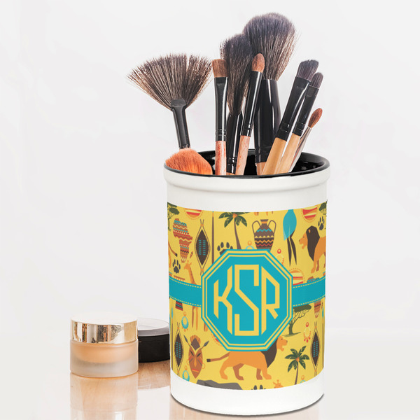 African Safari Pencil Holder - LIFESTYLE makeup