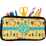 African Safari Neoprene Pencil Case - Small w/ Monogram