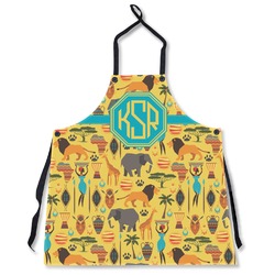 African Safari Apron Without Pockets w/ Monogram