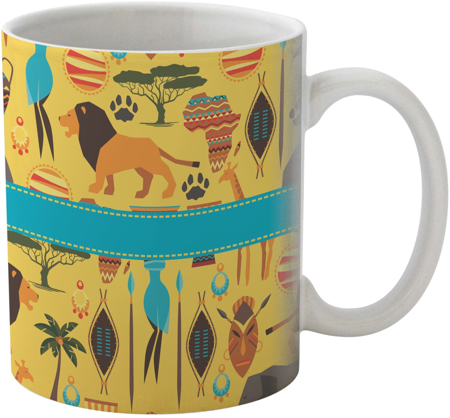 African Safari Coffee Mug (Personalized) YouCustomizeIt
