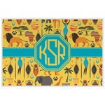 African Safari Laminated Placemat w/ Monogram