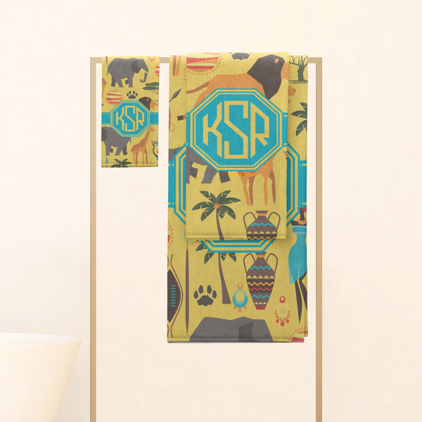 African Safari Personalized Towel Set