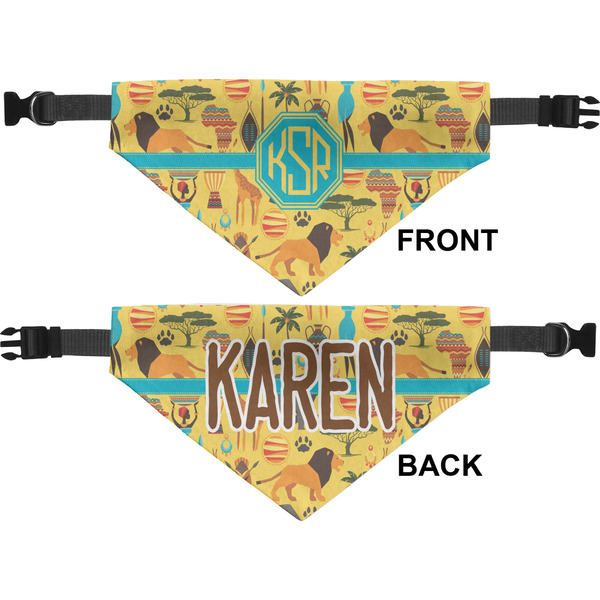 African Safari Pet Bandana Approval