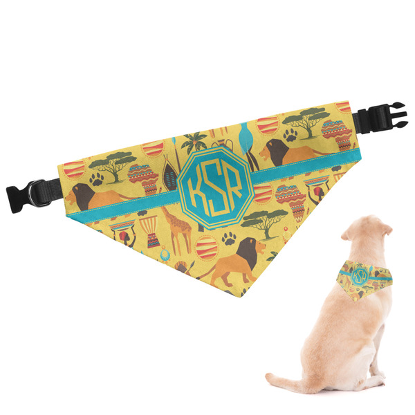 Custom African Safari Dog Bandana - Small (Personalized)