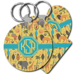 African Safari Plastic Keychain (Personalized)