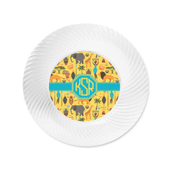African Safari Plastic Party Appetizer & Dessert Plates - 6" (Personalized)