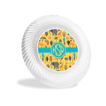 African Safari Plastic Party Appetizer & Dessert Plates - 6" (Personalized)