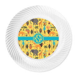African Safari Plastic Party Dinner Plates - 10" (Personalized)
