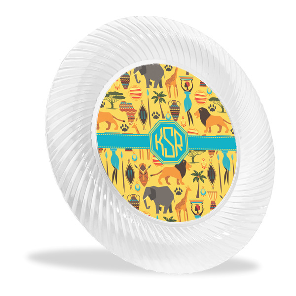 Custom African Safari Plastic Party Dinner Plates - 10" (Personalized)