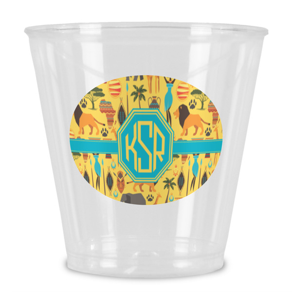 Custom African Safari Plastic Shot Glass (Personalized)