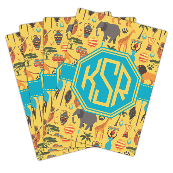 African Safari Playing Cards - Hand Back View