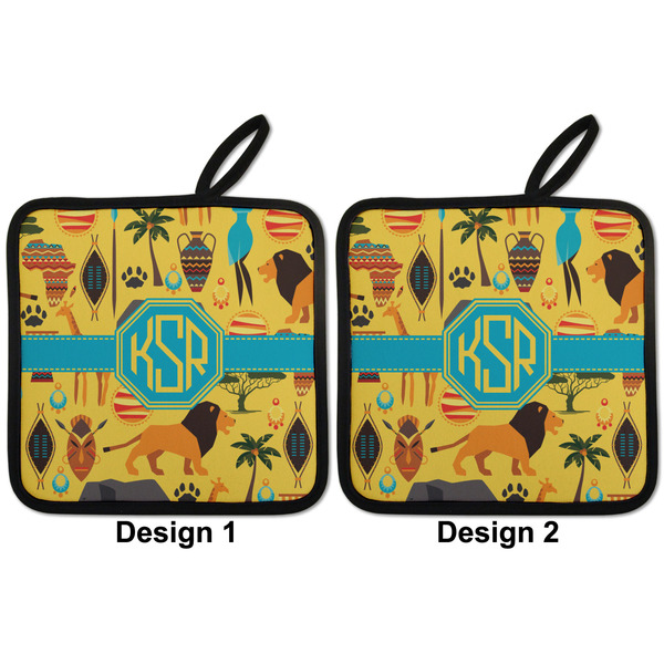African Safari Pot Holders - Set of 2 APPROVAL