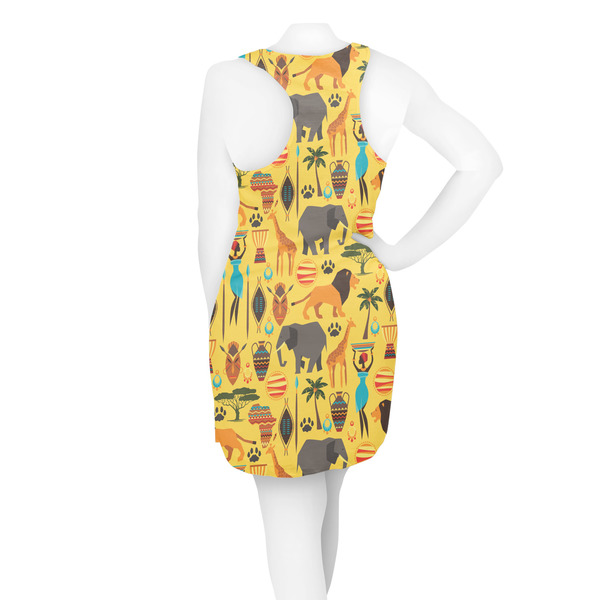 African Safari Racerback Dress - On Model - Back