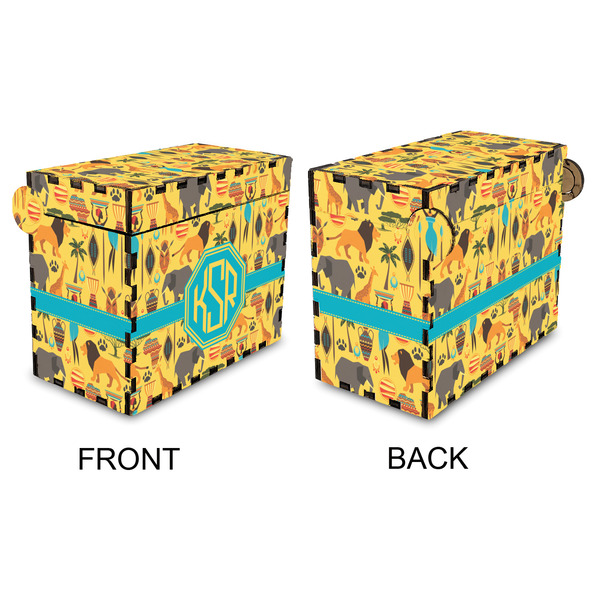 African Safari Recipe Box - Full Color - Approval