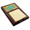 African Safari Red Mahogany Sticky Note Holder - Angle