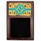African Safari Red Mahogany Sticky Note Holder - Flat