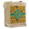 African Safari Reusable Cotton Grocery Bag - Front View