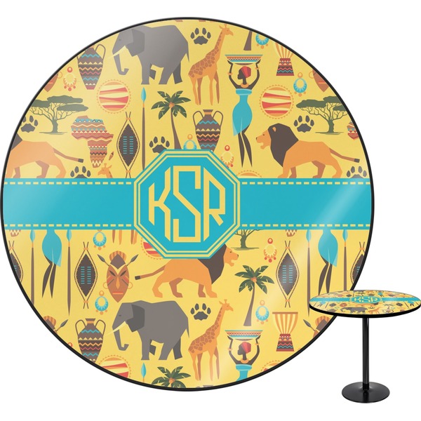 Custom African Safari Round Table (Personalized)
